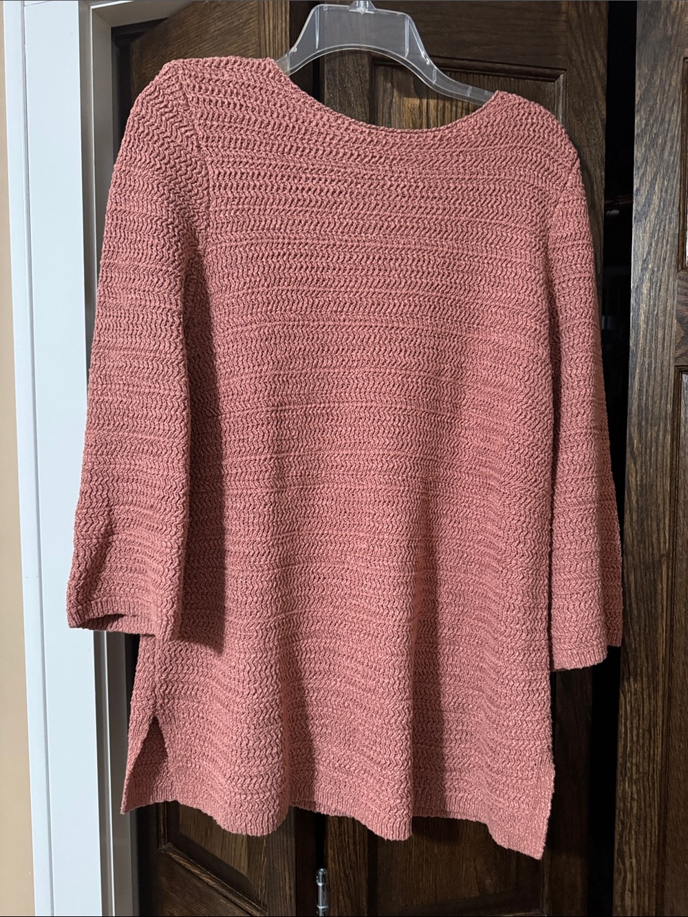 J. Jill Rose Textured Tunic Sweater - Relaxed Fit